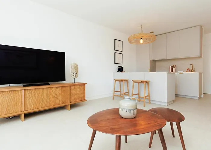 Le Paloma, High Standing, 3 Min Beach, Air Conditioning, 4 Prs Daire Antibes